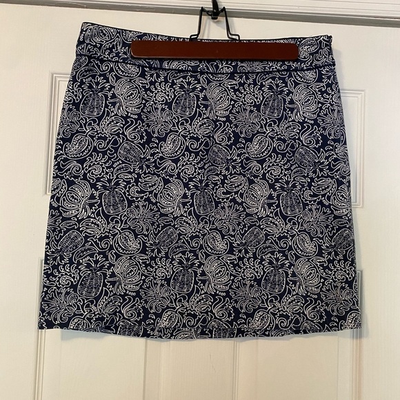 Vineyard Vines by Shep & Ian Blue Pineapple Print Skirt - Picture 1 of 5